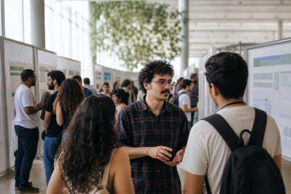 Estudantes e pesquisadores participam de congresso acadêmico em campus da Universidade de Brasília